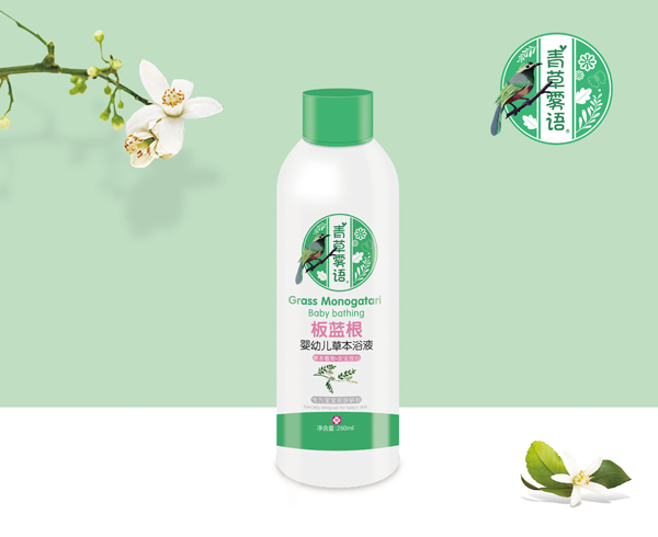 青草霧語板藍根嬰幼兒草本浴液 600